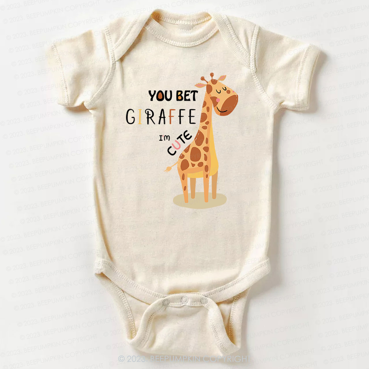 Giraffe Bodysuit For Baby 
