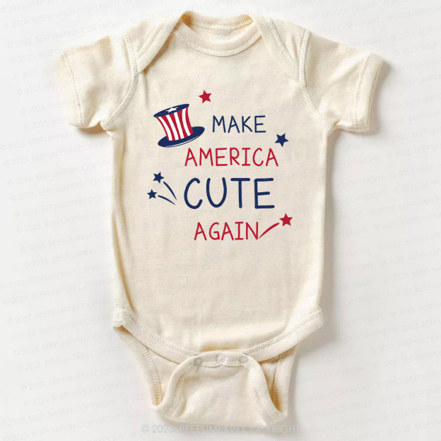 Make America Cute Again Bodysuit For Baby 