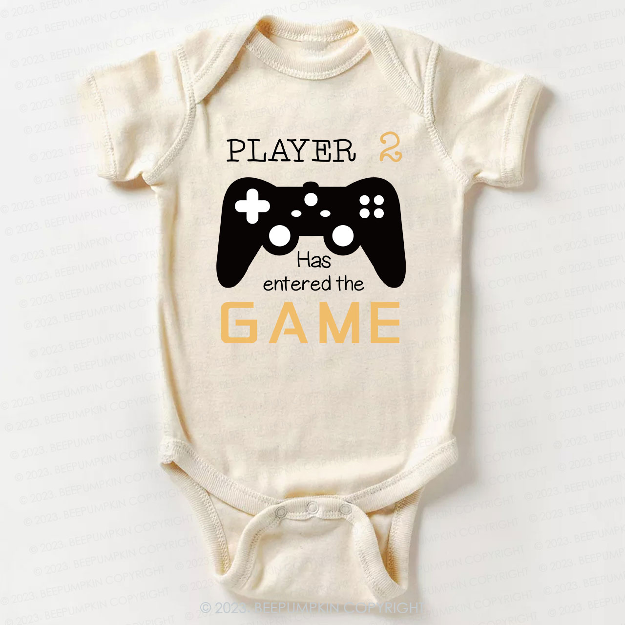 Player 2 has Entered the Game Bodysuit For Baby 
