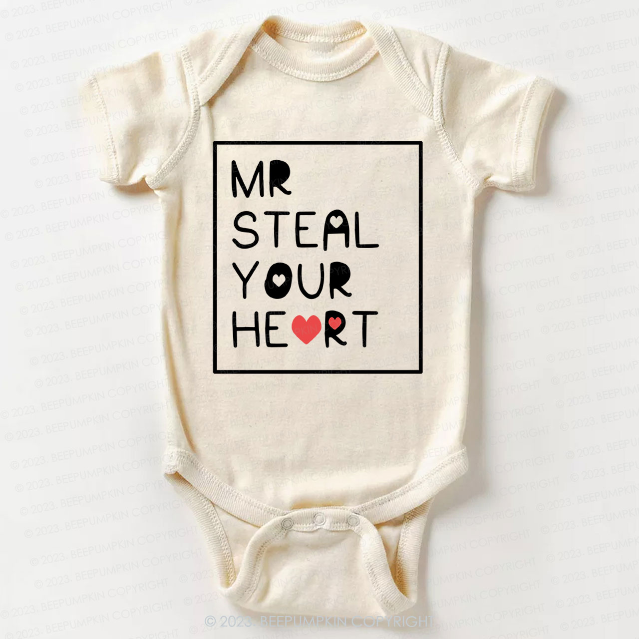 Mr Steal Your Heart Bodysuit For Baby 