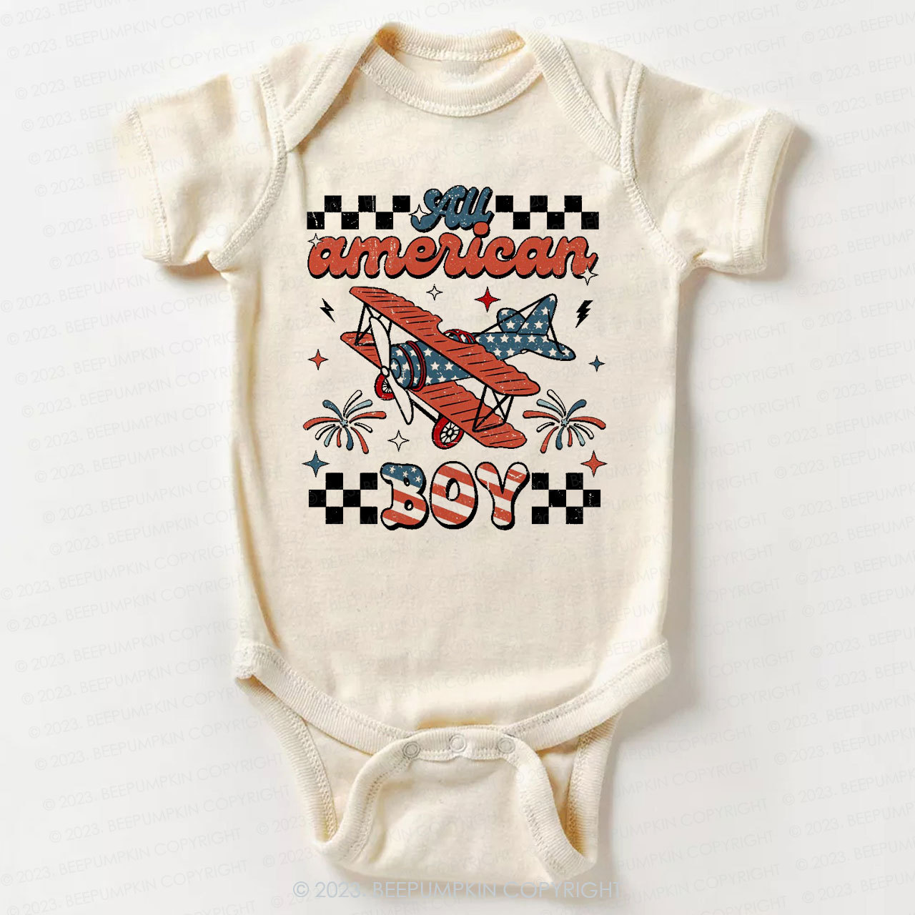 Fourth Of July Bodysuit For Baby 