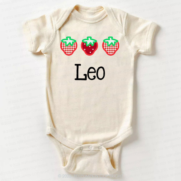 Strawberry Picking Bodysuit For Baby 