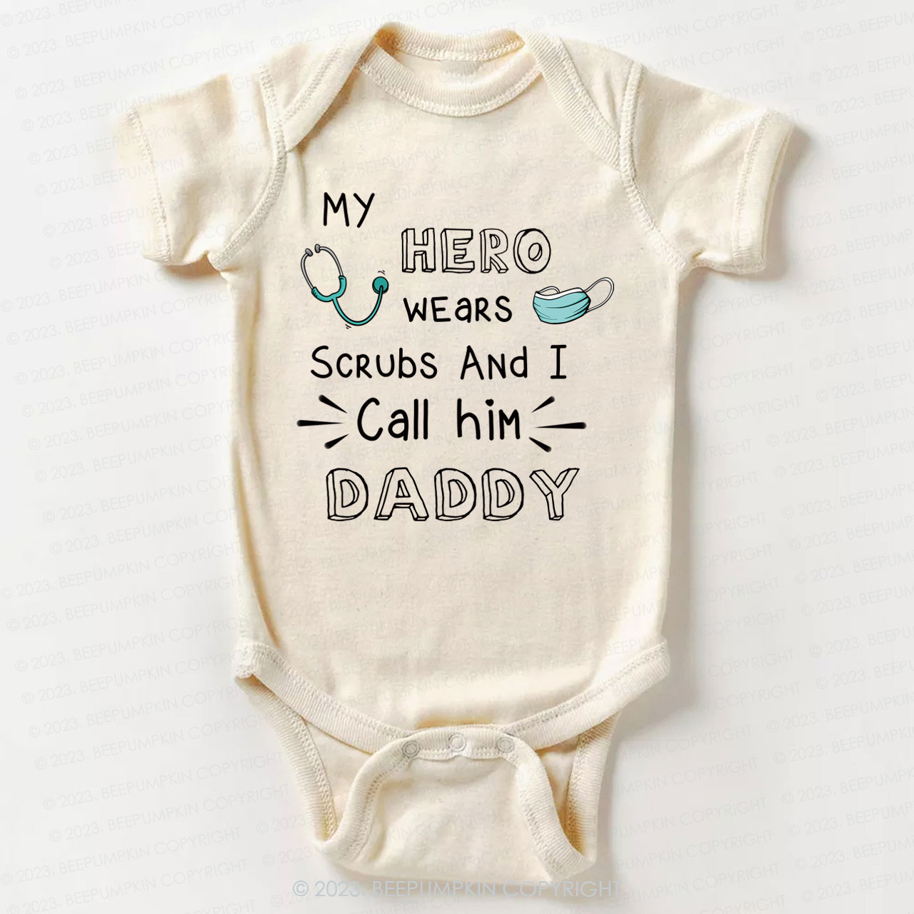 I Call Doctor Daddy Bodysuit For Baby 7