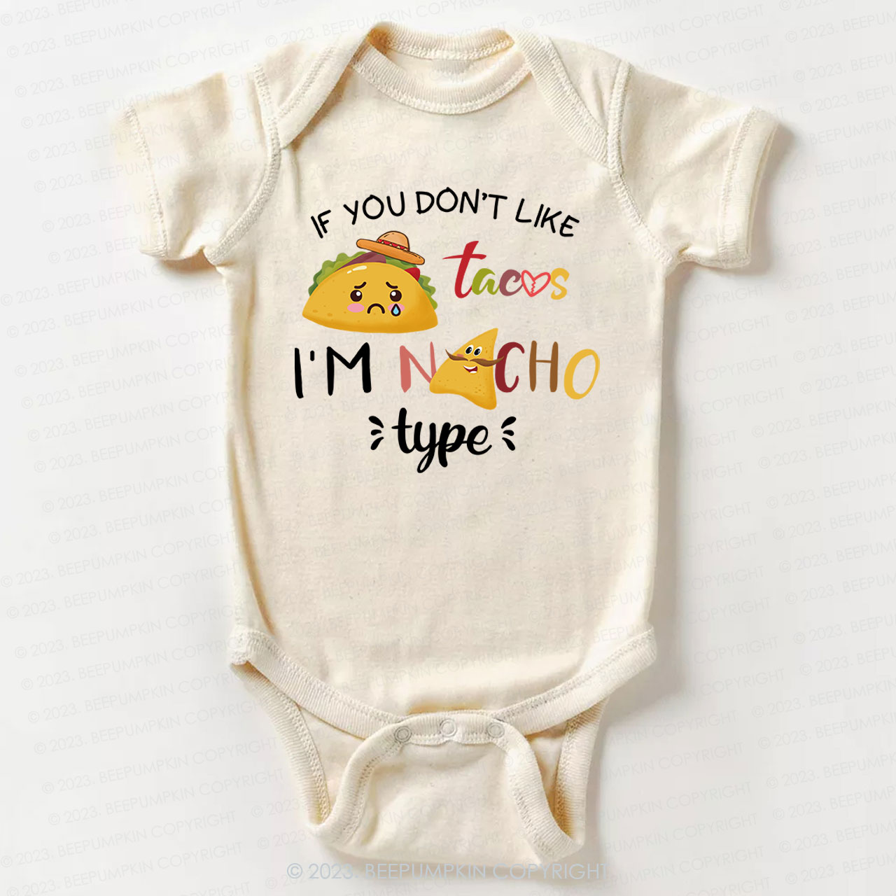 Cute Taco Slogan Bodysuit For Baby 7