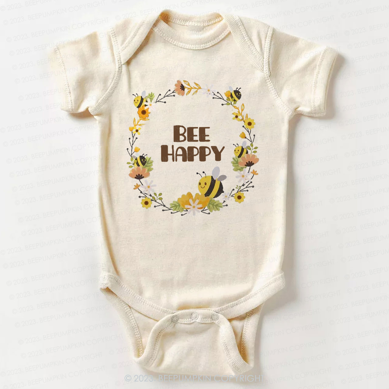 Bee Happy Bodysuit For Baby 