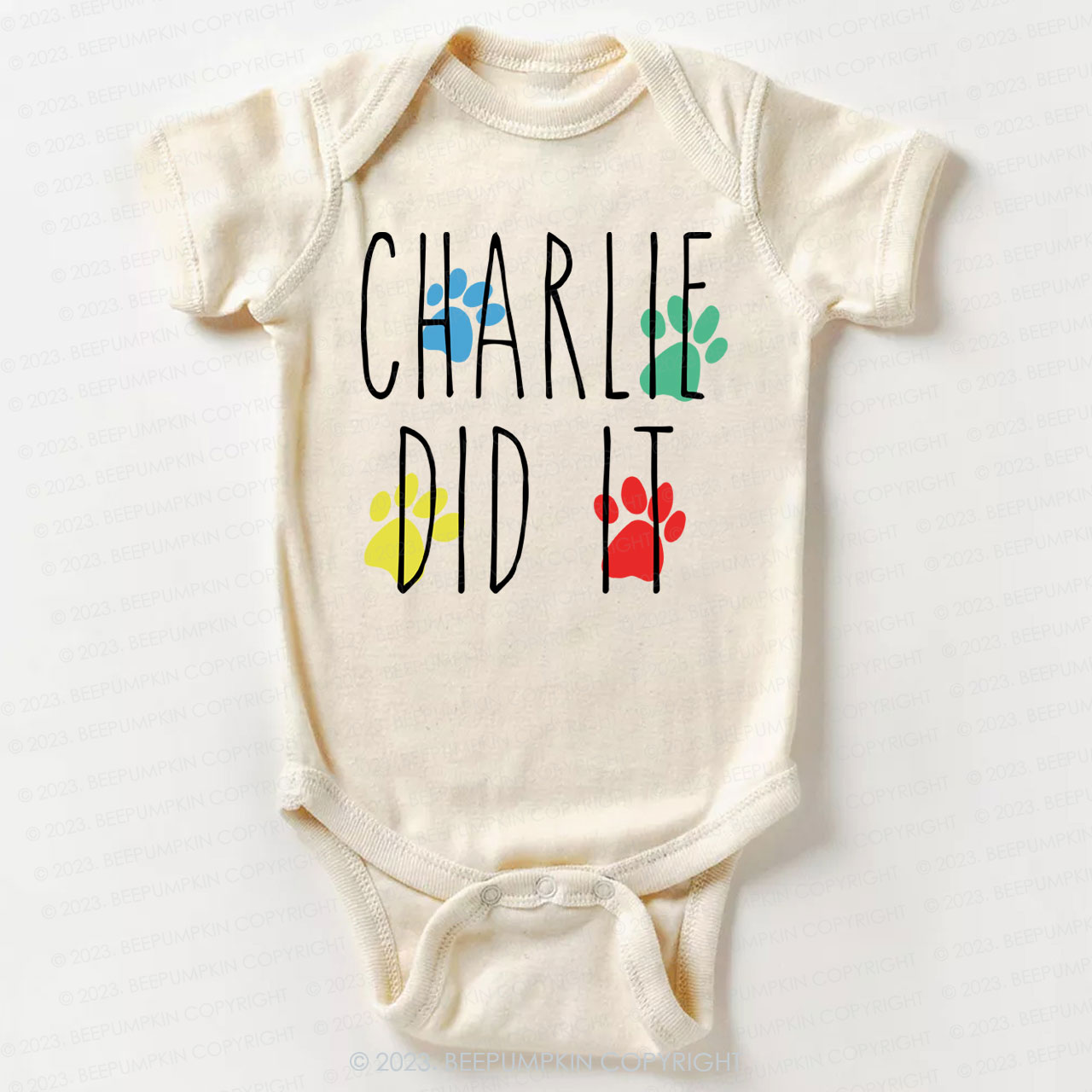 The Dog Did It Bodysuit For Baby 