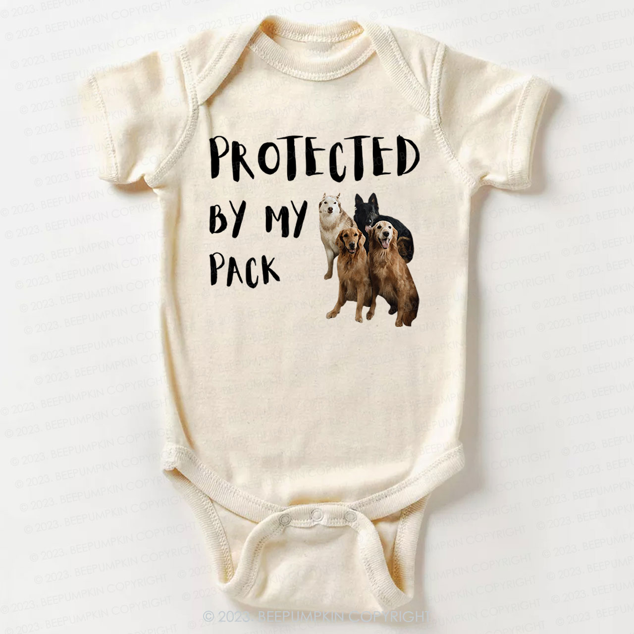 Personalized Pets Pack Bodysuit For Baby 
