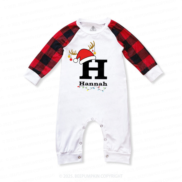 Personalized Christmas Alphabet Family Matching Pajamas