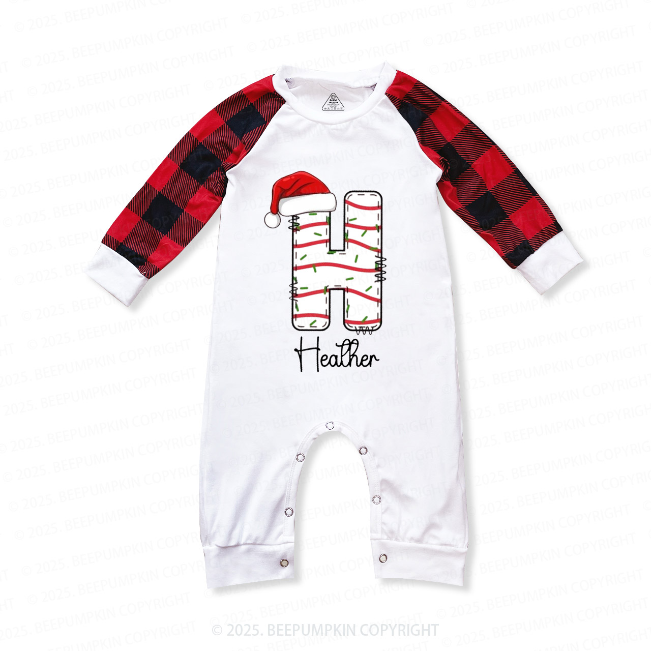 Personalized Candy Letters Name Family Matching Pajamas