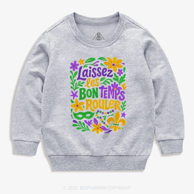 Laissez Les Bon Temps Rouler Kid's Sweatshirt