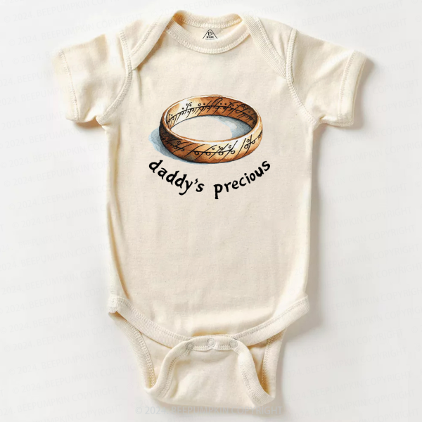 Image of Daddy's Precious Bodysuit For Baby Beepumpkin