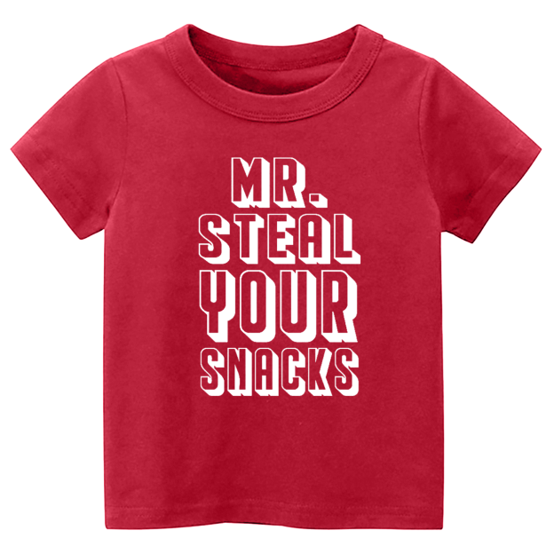 Mr Steal Your Snacks Toddler&Kids Tees