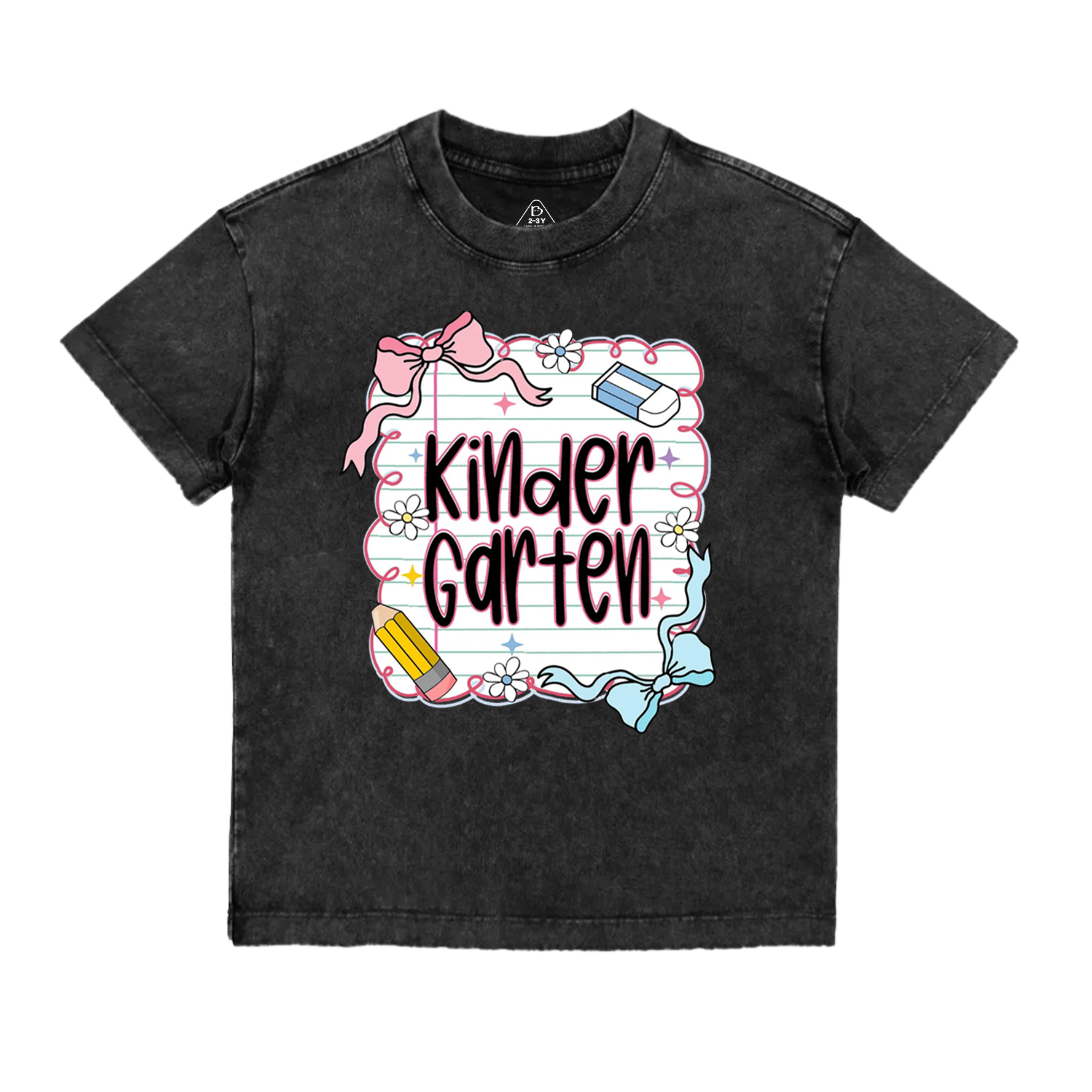 Personalized Back To School Bundle Toddler&Kids Washed Tees