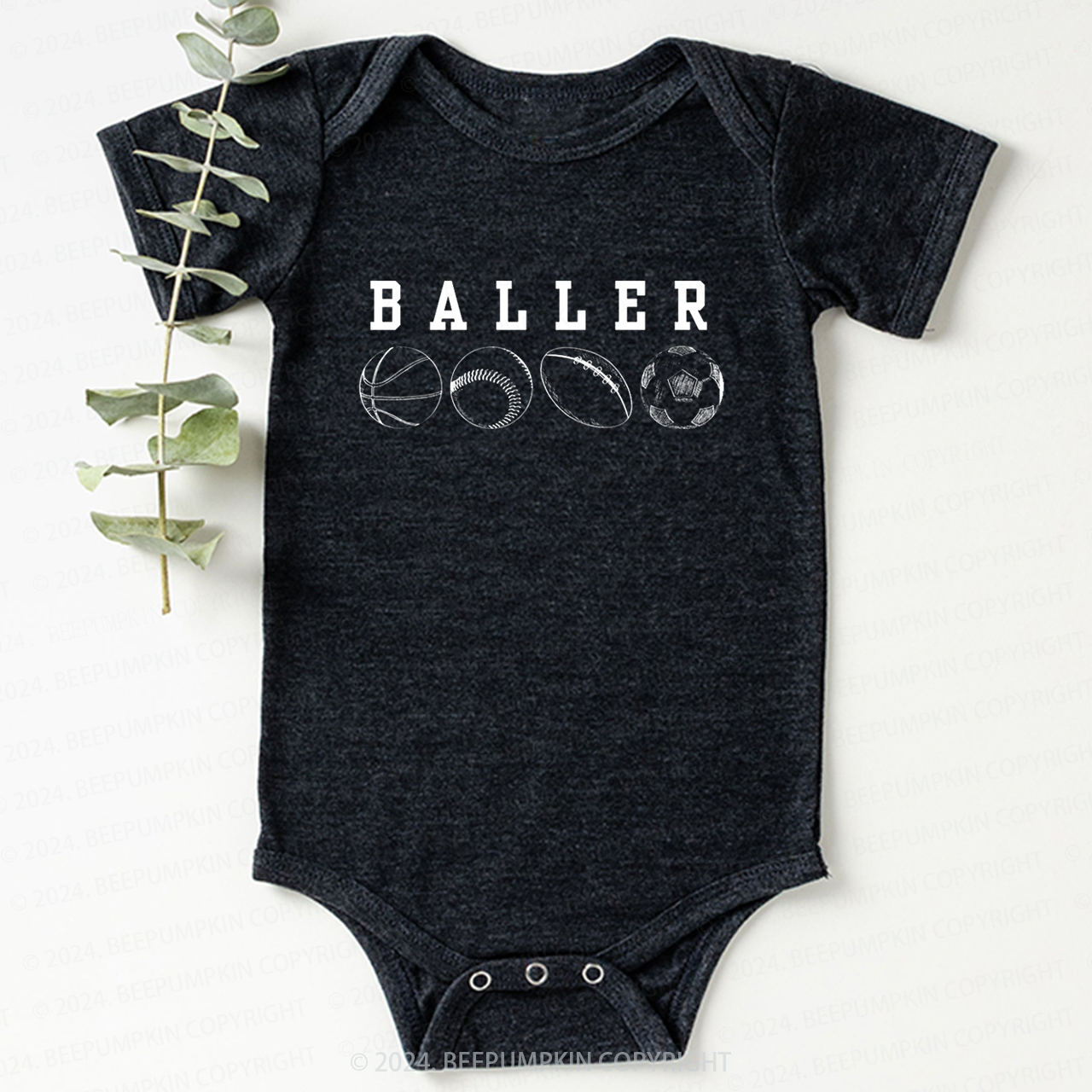 Basketball Soccer Bodysuit For Baby 