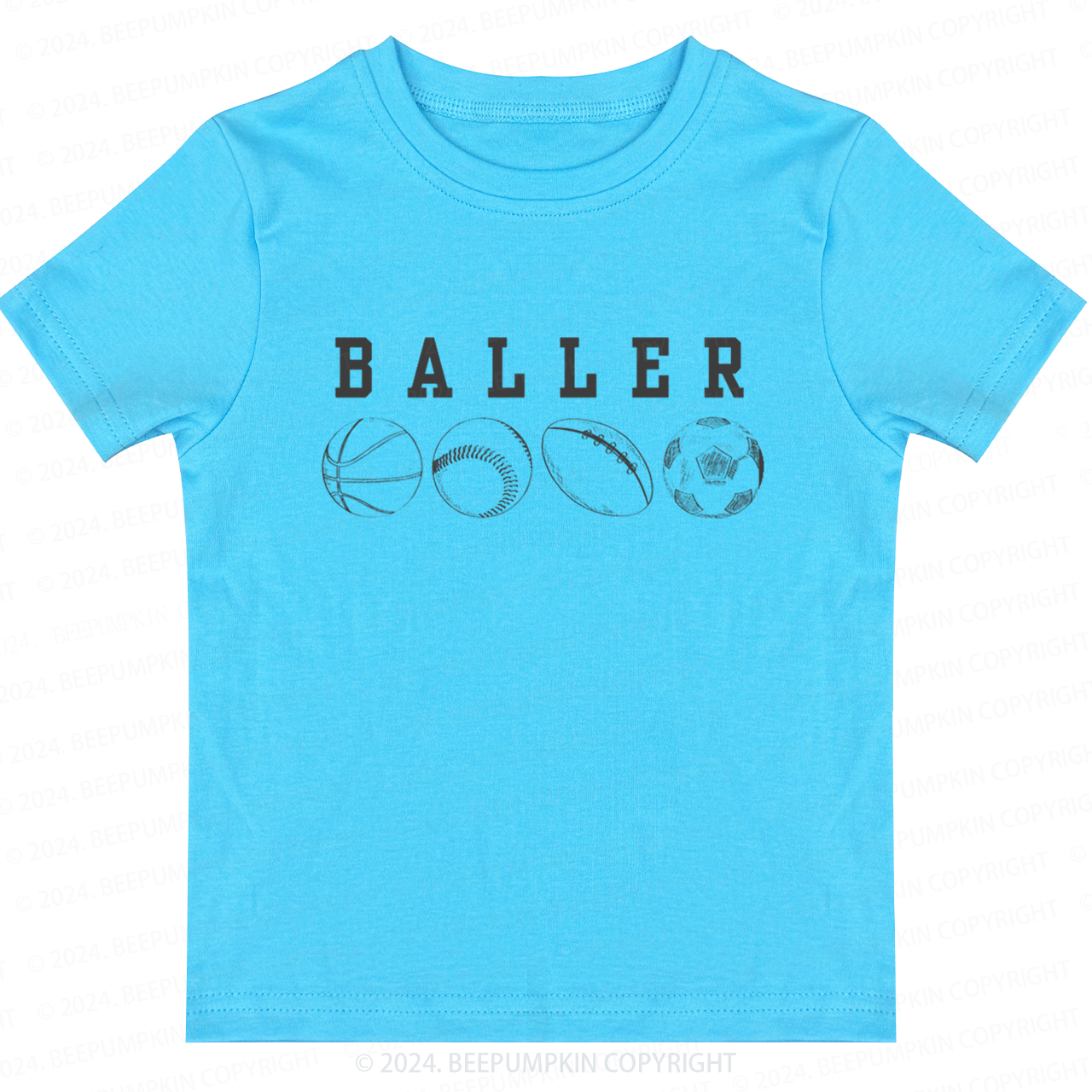 Basketball Soccer Toddler&Kids Tees 