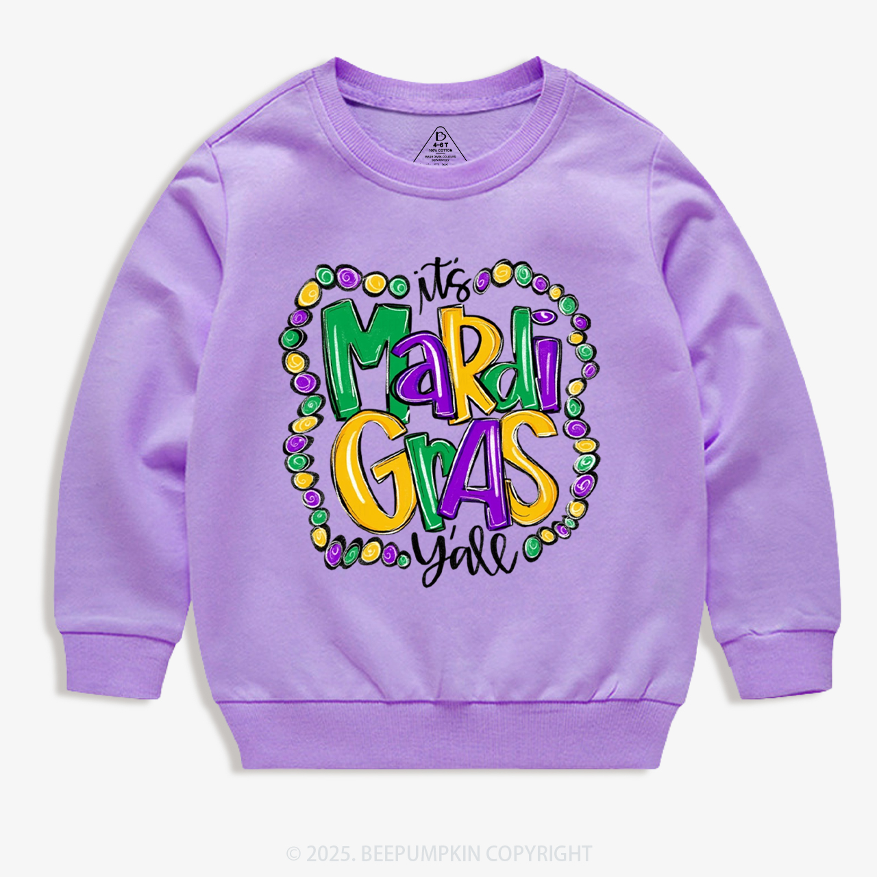 It's Mardi Gras Y'all Kid's Sweatshirt
