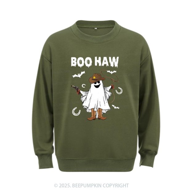 Boo Haw Halloween Sweatshirt Beepumpkin