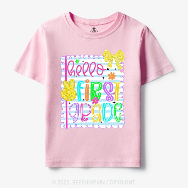 Personalized Back-To-School Greetings Toddler&Kid's Tees Beepumpkin