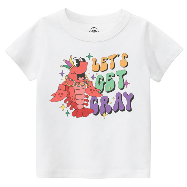 Let's Get Cray Mardi Gras Toddler&Kid's Tees Beepumpkin