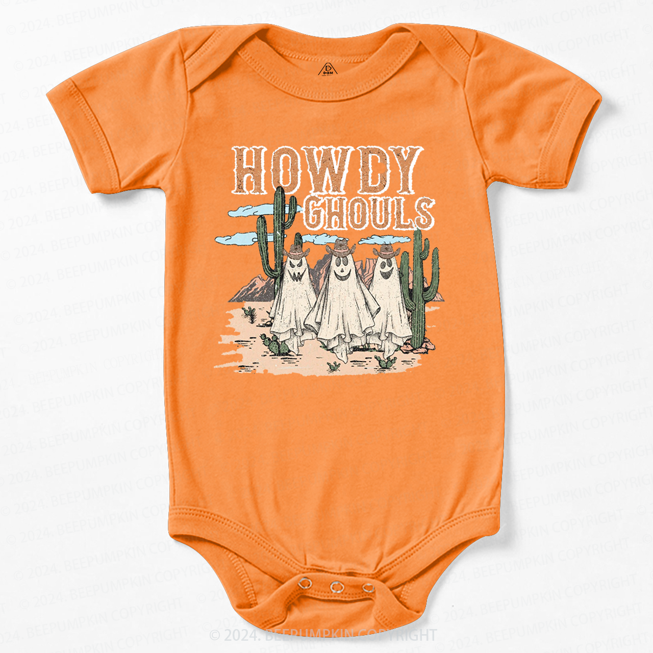 Howdy Ghouls Halloween Tee Bodysuit For Baby