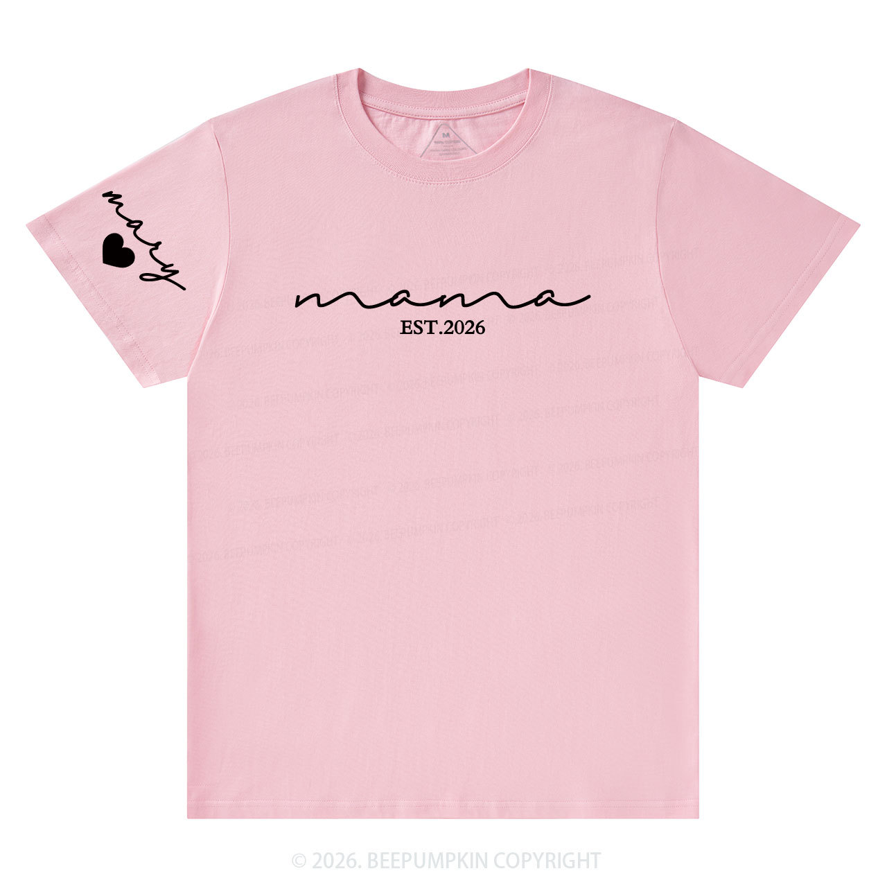 Personalized Mama Shirt With Kid Name