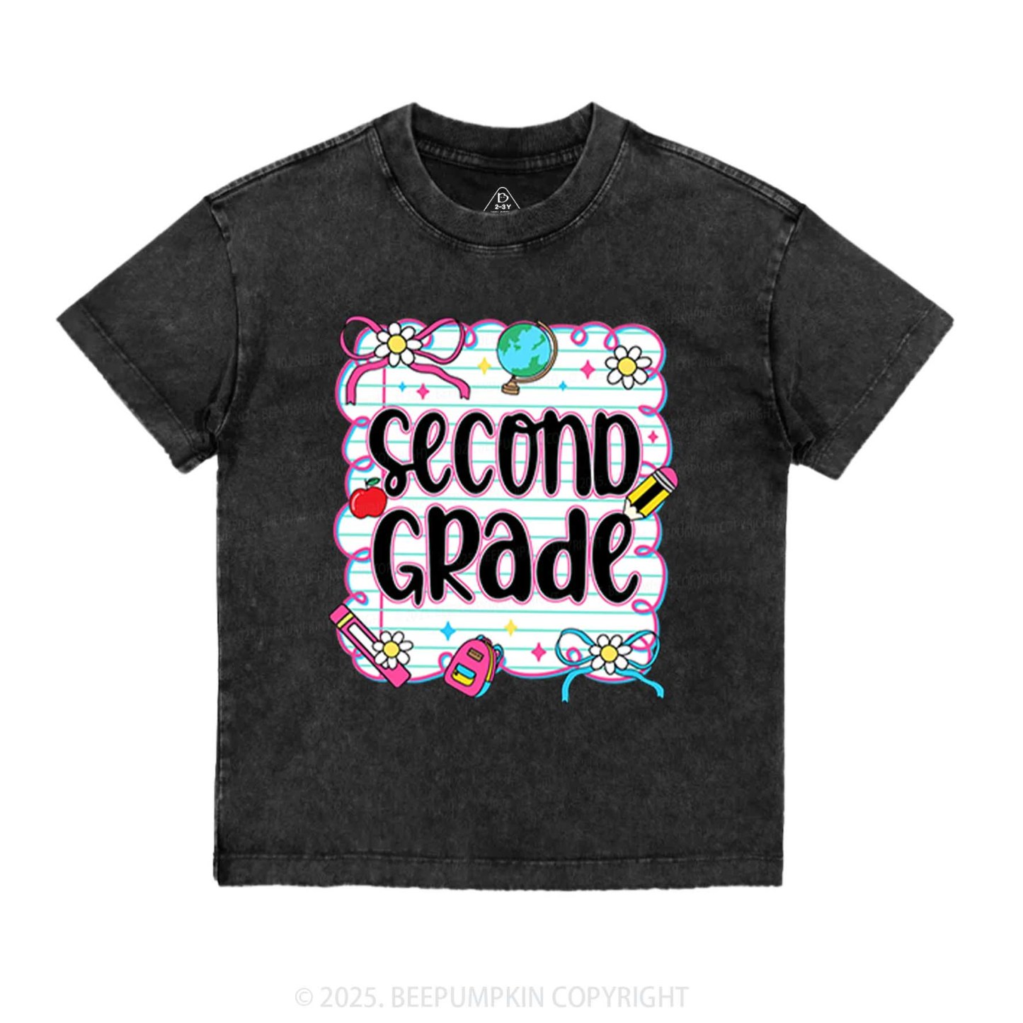 Personalized Grade Gift Package Sharing Toddler&Kids Washed Tees