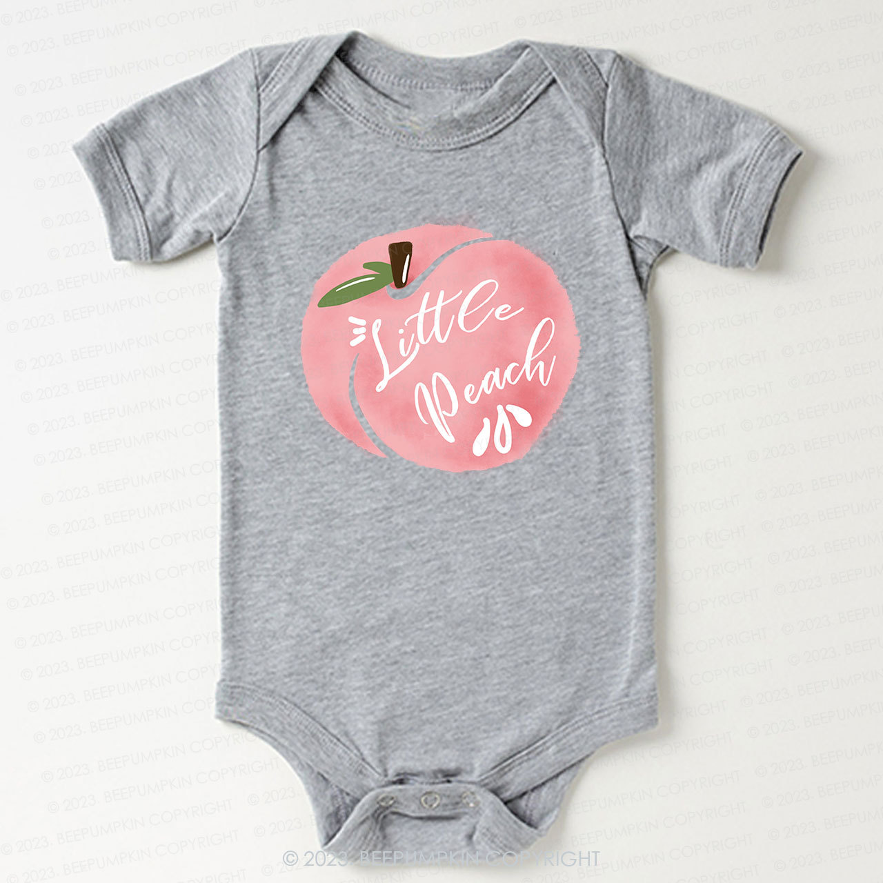 Baby  Peach Bodysuit For Baby 