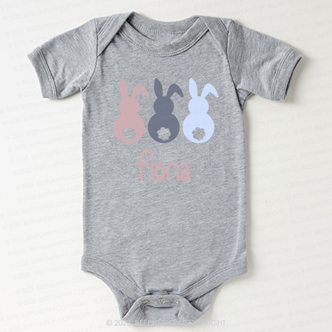 Three Rabbits Bodysuit For Baby 
