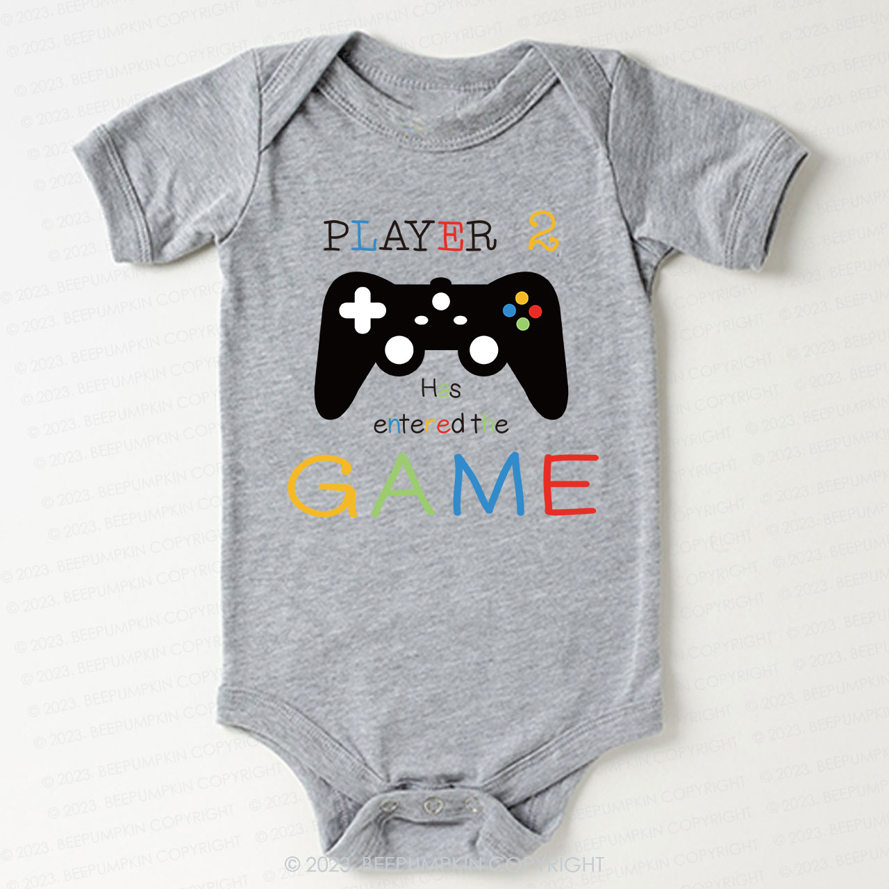 Player 2 has Entered the Game Bodysuit For Baby 