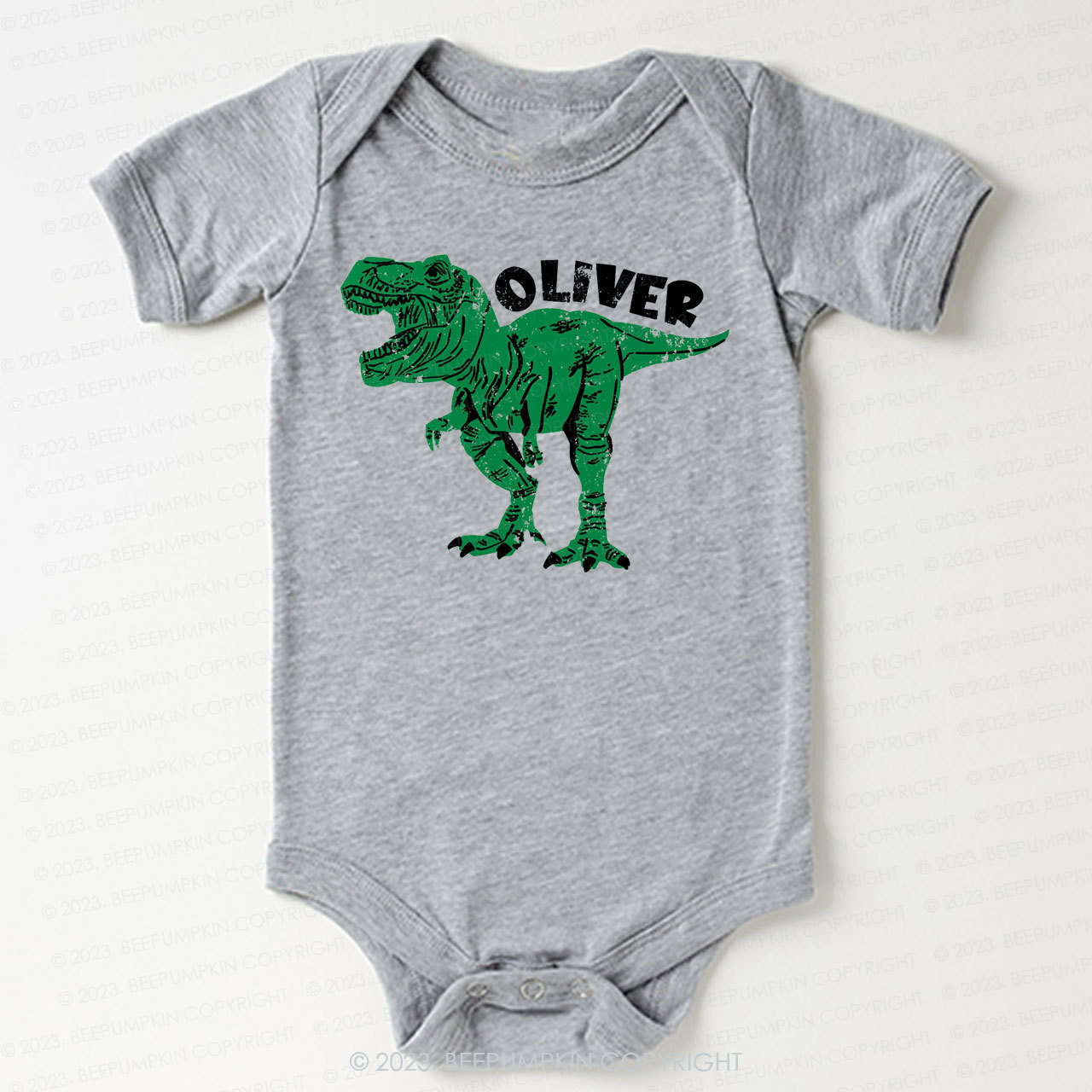 Personalized Dinosaur Bodysuit For Baby