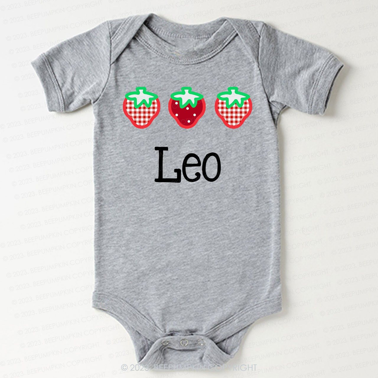 Strawberry Picking Bodysuit For Baby 