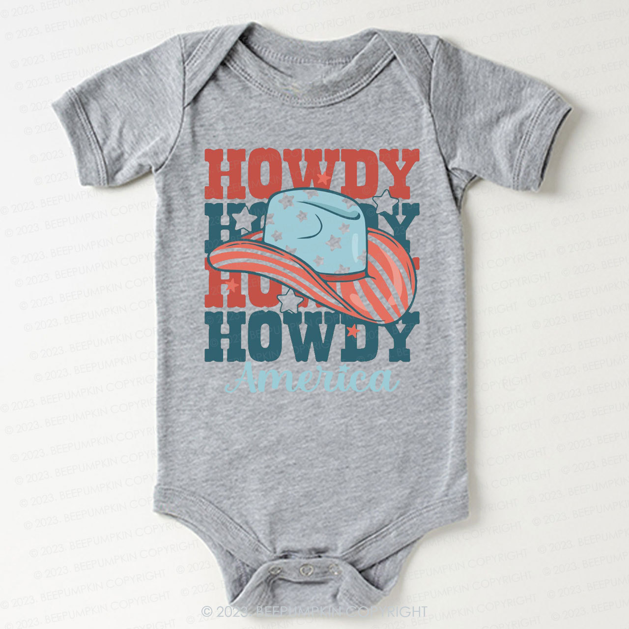 Howdy Cowboy Bodysuit For Baby 