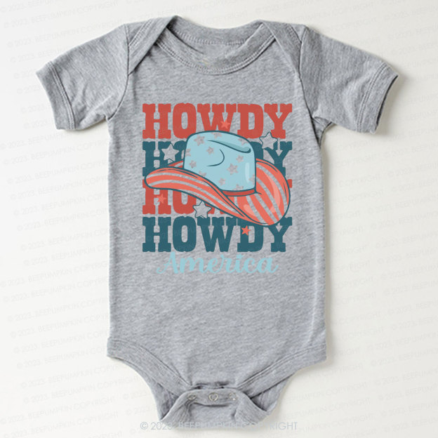 Howdy Cowboy Bodysuit For Baby 