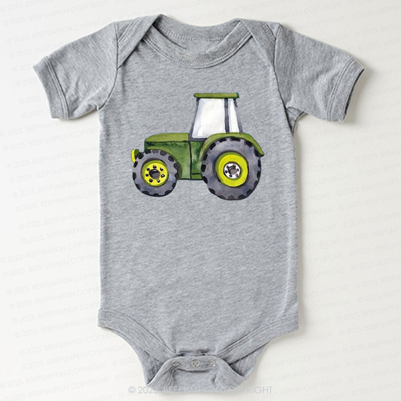 Cute Tractor Lover Bodysuit For Baby 