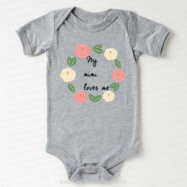 My Mimi Loves Me Bodysuit For Baby 