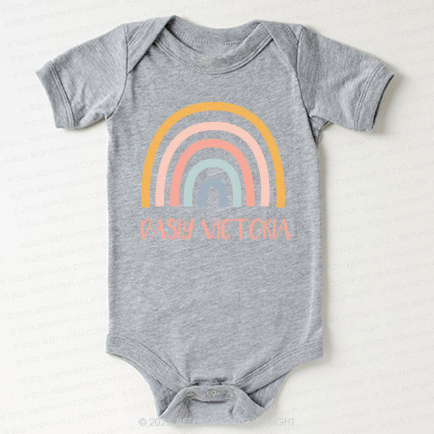 Rainbow Colorful Bodysuit For Baby 