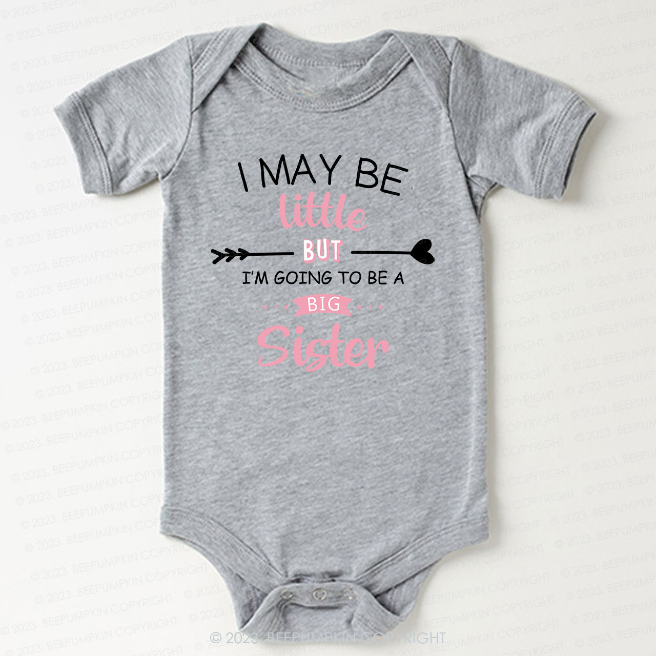 Sibling Birth Announcement Bodysuit For Baby 