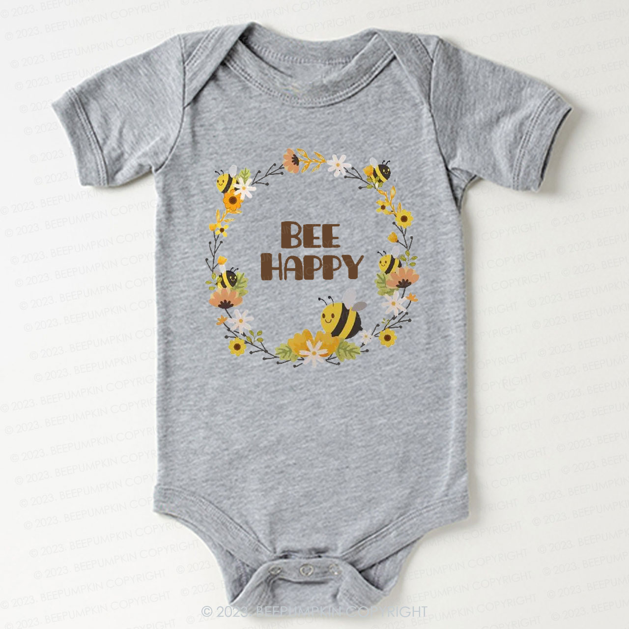 Bee Happy Bodysuit For Baby 