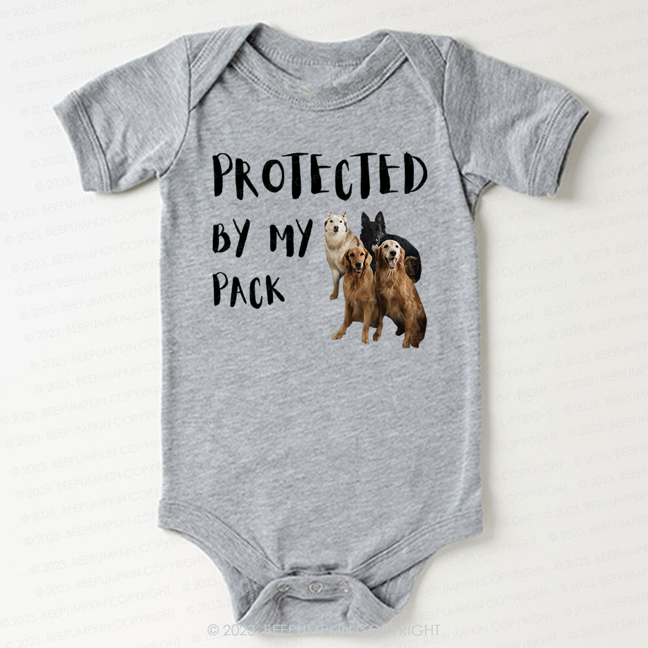 Personalized Pets Pack Bodysuit For Baby 