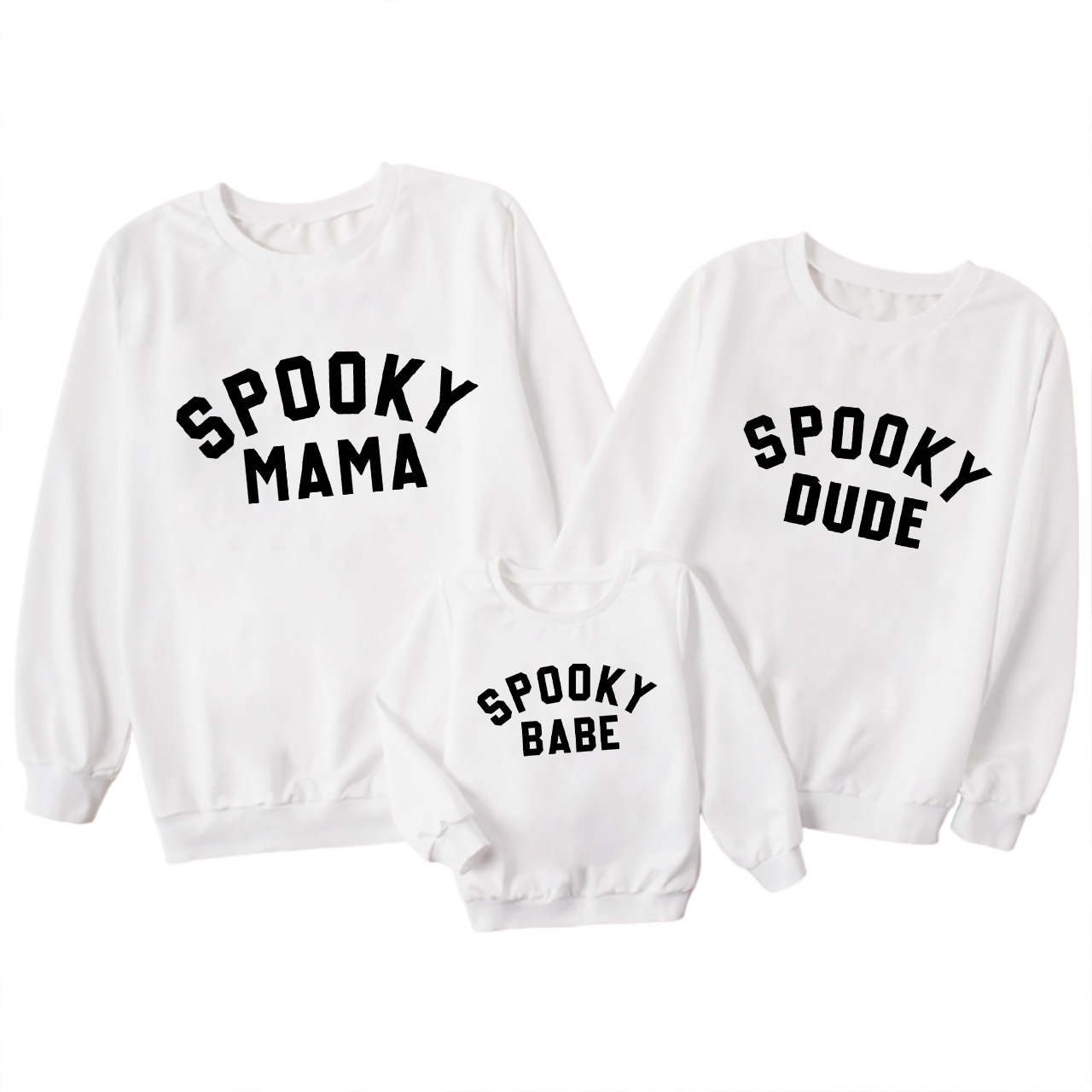 Spooky Squad Halloween Matching Sweatshirts For Family