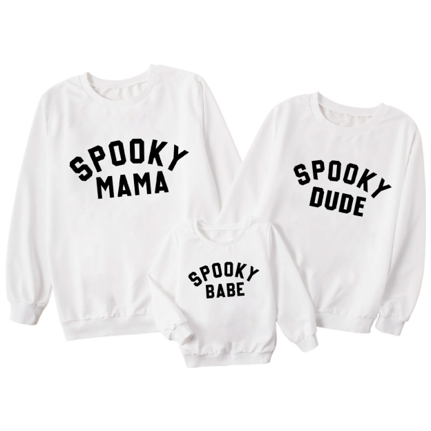 Spooky Squad Halloween Matching Sweatshirts For Family