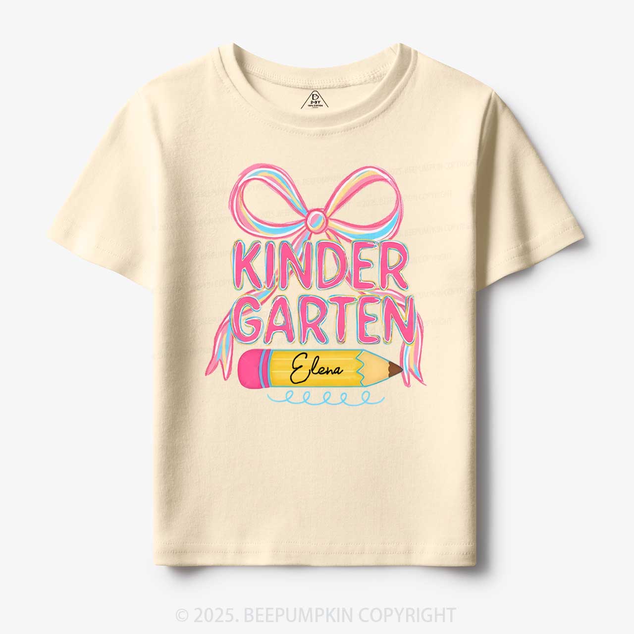 Personalized School Days Toddler&Kid's Tees Beepumpkin