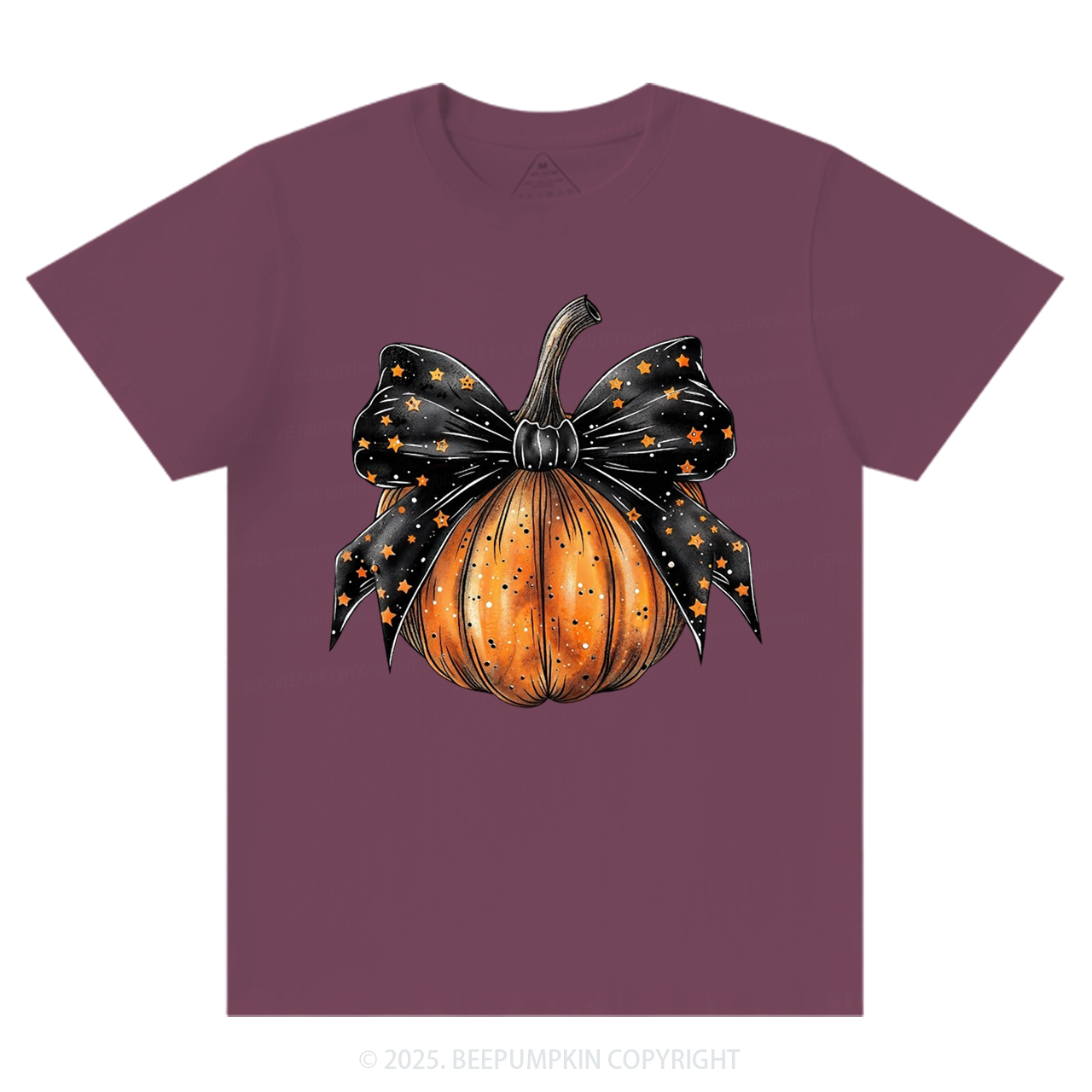 Stars Bow Halloween T-Shirts Beepumpkin