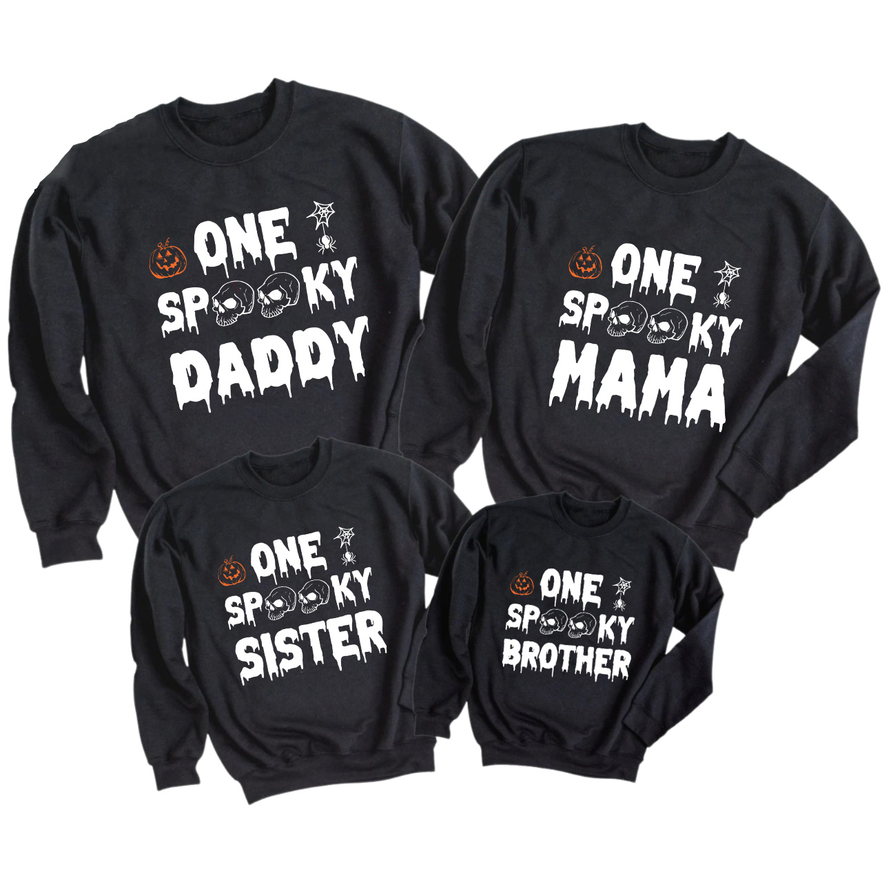 One Spooky Family Sweatshirt For Halloween