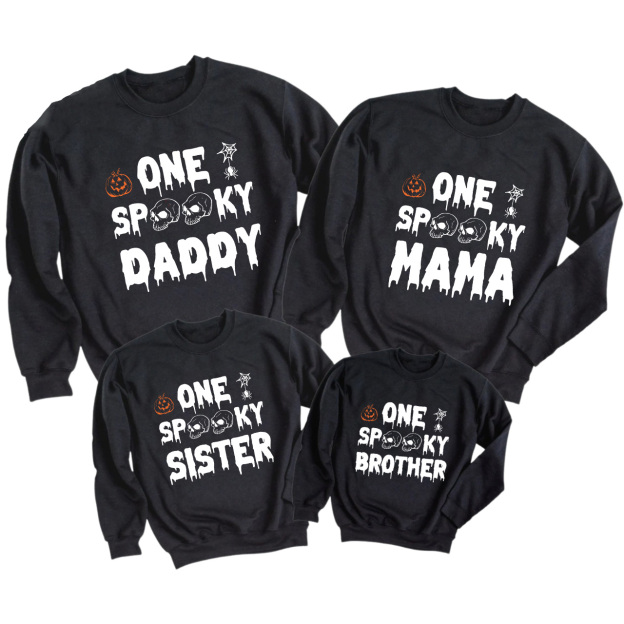 One Spooky Family Sweatshirt For Halloween