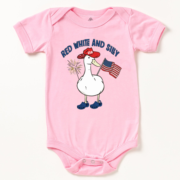 Red White And Silly Goose Bodysuit Beepumpkin