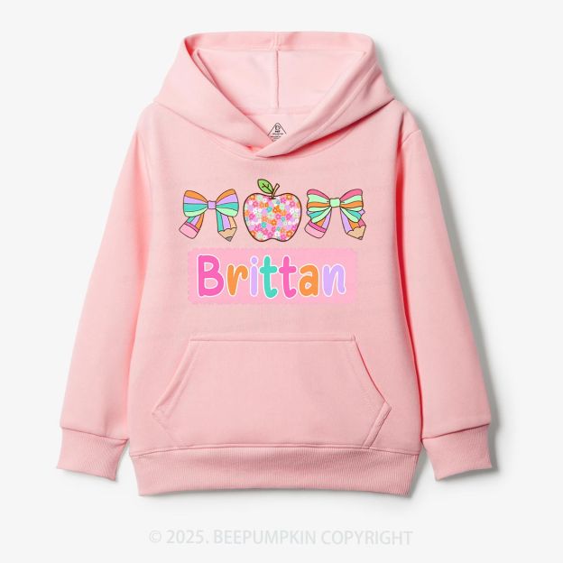 Personalized Pretty Name Kid's Hoodies Beepumpkin