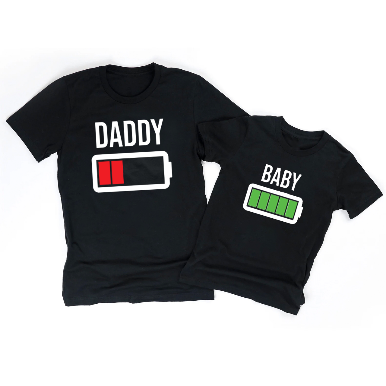 Battery Levels Family Matching Shirts