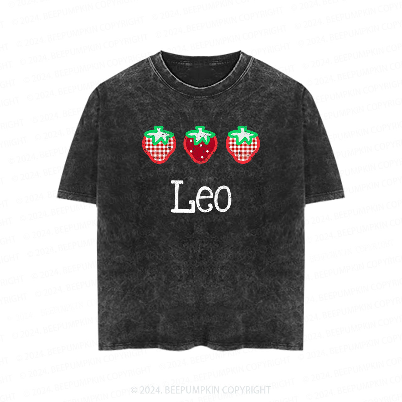 Alligator Gingham Toddler&Kids Washed Tees          Sale-Beepumpkin™