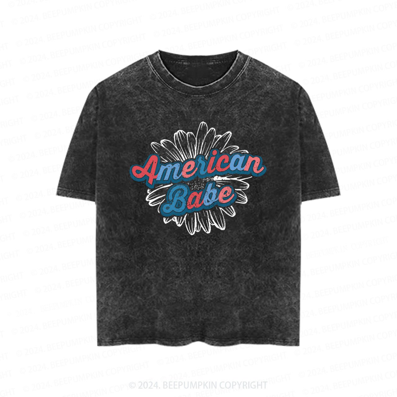 American Babe Toddler&Kids Washed Tees          
